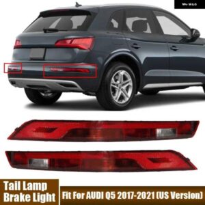 アウディ テールランプリアバンパー ウィンカー ブレーキ ライト電球付き Q5 2017-2021 米国バージョン 5 穴 80A945095 80A945096