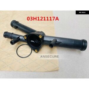 アウディ エンジン 冷却冷却液サーモスタット ハウジング Q7 VW フェートントゥアレグパサート CC EOS SUPERB 3.6 03H121117A