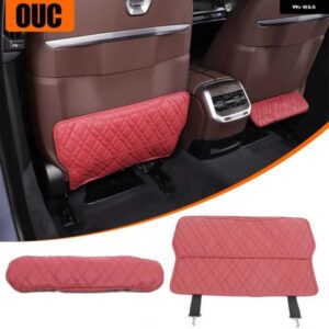 BMW カーシート アンチキックプロテクターカバー パッド 汚れ防止マット 収納 袋 7シリーズ G70 2023-2025 インテリア