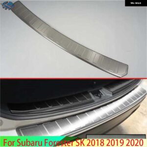 スバル フォレスター SK 2018-2024 ステンレスリアバンパー 窓枠外側トランクス 装飾 プレートペダル