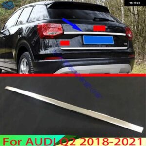 アウディ Q2 2018 2019 2021 2020 カーステンレスリアトランクモールディング ベゼル スタイリング ステッカー ガーニッシュ