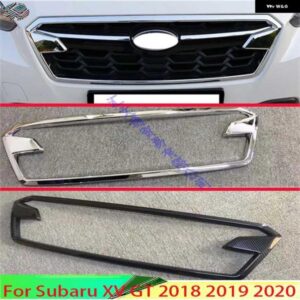 スバル XV GT 2018 2019 2020 フロントセンターメッシュグリル カバー ラジエーター ストリップトリム 装飾 スタイリング