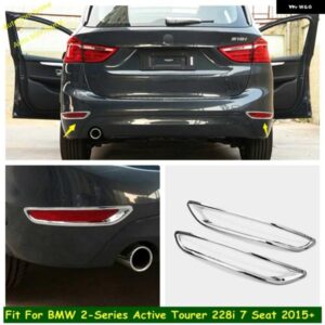 BMW クロームリアバンパー フォグランプ ランプカバー トリム 2シリーズ グランアクティブツアラー F45 F46 2015 - 2019 7 席モデル