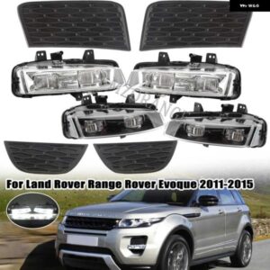 ランドローバー LED フォグランプ ヘッドライト レンジローバー イヴォーク 2011 2012 2013-2015 フォグランプ フォグランプ カバー グリル ベゼル