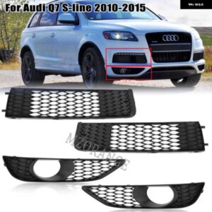 アウディ フォグランプ カバー Q7 4L S ライン 40148-2015 フォグライト グリル レーシング グリル ヘッドライト メッシュ