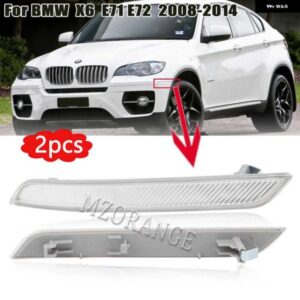 BMW X6 E71 E72 X5M 2008-2014 サイド マーカーライト フロントバンパー リフレクター ランプウィンカー ライトカー 1ペア
