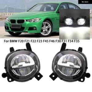 BMW 2X フォグランプ ヘッドライト F30 F31 F20 F22 F35 LCI 2012-2018 LED DRL ドライビング ランプ フォグランプ 1ペア 63177315559