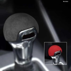 アウディ スエードギアレバースティックシフトノブ キャップカバー A3 S3 2014-18 Q2 2018-21