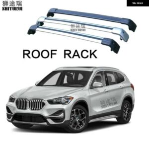 BMW 2個 ルーフバー X1 F48 2016 - 2022 合金サイドバークロスレール ルーフラックキャリアキャリア