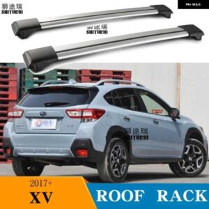 スバル 2個 ルーフバー XV SUV 2012-2022 合金サイドバークロスレール ルーフラックキャリア CUV SUV LED
