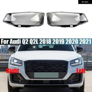 アウディ Q2 Q2L 2018-21 ヘッドランプ クリアカバー ランプシェード ヘッドライト シェルレンズプレキシガラスカー