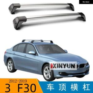 BMW 2個 3シリーズ 4 ドアセダン 2012 - 2018 F30 F80 ルーフラックルーフバー特殊合金ベルトロック LED 撮影