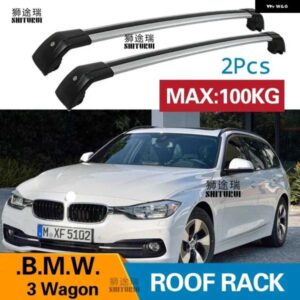 BMW 2個ルーフバー 3シリーズ ステーションワゴン 2011-2019 F31 合金サイドバー クロスレール ルーフラック キャリアキャリア