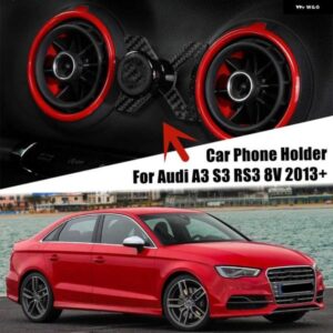 アウディ 携帯電話ホルダー ブラケット A3 S3 RS3 8V エアベントマウント 電話スタンド磁気ホルダー 360 回転可能な GPS