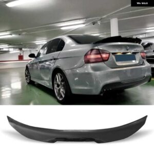 BMW ブラック スポイラー 3シリーズ E90 2005 ～ 2012 年タイプ PSM カーボン塗装 リア トランク ダックテール ウイング