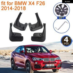 BMW 4X X4 F26 2014-18 マッドガード フレアマッドフラップ ガード抗スプラッシュフロントリア ホイールフェンダーカー