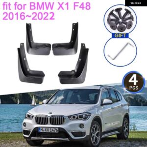 BMW X1 F48 2016-22 マッドガード フェンダー スプラッシュガード マッドフラップ フロントリア ホイール 4個 カー