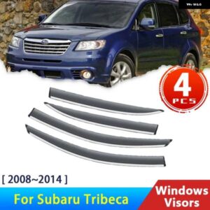 スバル ディフレクター B9 トライベッカ WX 2008 2014 5 ドア SUV 4X ウインドシールドウィンドウ バイザー雨眉ガード日よ