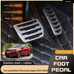 ランドローバー AT MT ステンレスフットペダル ディスカバリースポーツ L550 2014 2022 アクセル ブレーキ ノンスリップペダル スタイリング