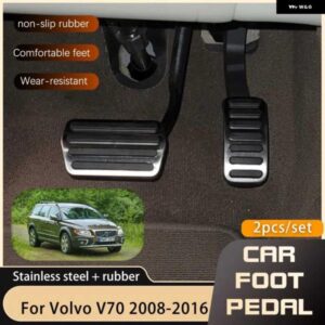 ボルボ AT MT 足 V70 XC70 2008-16 アクセル ブレーキしドリルペダル カバー 部品