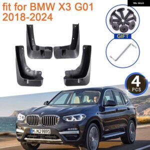 BMW X3 G01 2018-24 マッドフラップ マッドガード フェンダー スプラッシュガード フロントリア ホイールカーステイング