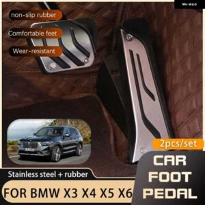 BMW フットペダル X3 X4 X5 X6 E83 F25 G01 F26 G02 E53 E70 F15 F85 G05 G18 E71 F16 G06 アクセル ブレーキ 滑り止めペダル パッド
