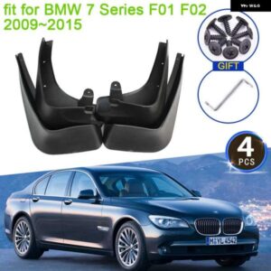 BMW 4X 7シリーズ F01 F02 2009-15 マッドガード リアフェンダーフレアマッドフラップ ガードスプラッシュカー