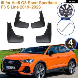 アウディ Q3 スポーツスポーツバック F3 S ライン 2019-23 マッドガード リア スプラッシュガード SUV フェンダーフラップ カースタイリング