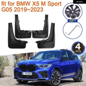 BMW 4X X5 M スポーツ G05 2019-23 マッドガード フレアマッドフラップ ガードスプラッシュフロントリア ホイールフェンダーカー