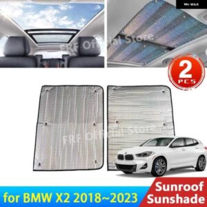 BMW 自動車 X2 F39 2018-23 サンルーフサンシェード ルーフ日焼け止め断熱 フロントガラス 部品