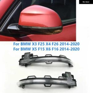 BMW X3 F25 X4 F26 X5 F15 X6 F16 2014-2020 カーウイングドアサイドバックミラー ウィンカー ライトランプ