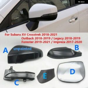 スバル アウトバック レガシィ フォレスター XV クロストレック 2018-2020 ウイングドアサイドバックミラー アンダーカバー キャップ