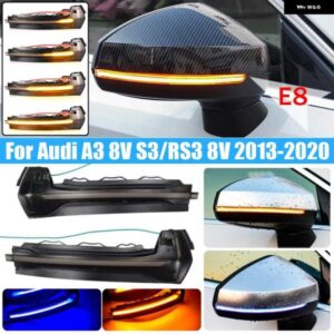 アウディ 2個 ダイナミック ウインカー A3 8V S3 RS3 サイドミラー ライト LED ウインカー 2013-16 2018 2019 2020 矢印フラッシャー