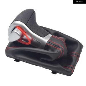 アウディ ギアシフトノブ A6 C6 A4 B8 A5 Q5 2009-14 スティックレバーシフターノブ ブーツ カバー