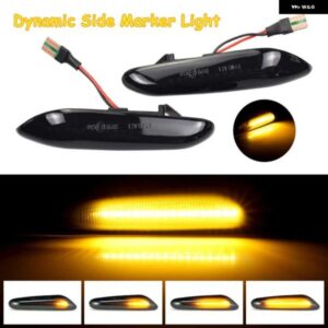 BMW 2個 LED ダイナミック ウィンカー サイド マーカーライト シーケンシャルウインカーライト E90 E91 E92 E93 E60 E61 E81 E82 E83 E84 E88 E46