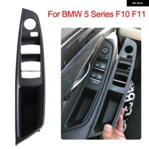 BMW 左ハンドル用席側インナー ドアハンドル パネルトリムベージュブラック 5シリーズF10 F11 F18 520I 523I 525I 528I 535I