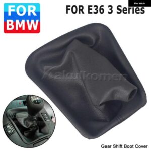 BMW マニュアル シフトギアスティックカバー ブーツ ブラックレザーブーツ フレーム E30 E36 E39 E46 E81 E82 E87 E88 E90 E91 E92 E93