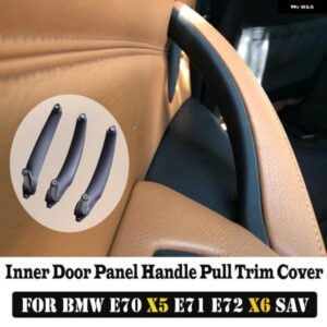 BMW 自動車右左インナードアパネルハンドルプルトリムカバー 自動車 インテリア E70 X5 E71 E72 X6 SAV 2007-2013