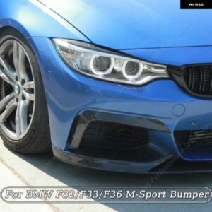 BMW 4シリーズ F32 F33 F36 M-SPORT 420I 428I 435I 440I M-TECH 2014-2020 フロントアッパートリム スプリッター スポイラー キット フォグランプ カバー