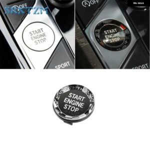 BMW クリスタル エンジン スタートストップスイッチ ボタン ステッカー 3シリーズ 8シリーズ X5 X7 Z4 G20 G28 G05 G07 325LI交換