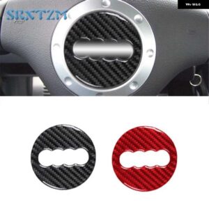 アウディ カーボンステアリング ホイールロゴ ステッカー フレームカバー プロテクター TT MK1 8N 2001-2006 内装