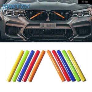 BMW M スポーツスタイルフロントグリル トリムストリップカバー フレーム ステッカー X3 F25 X4 F26 G02 G01 G30 G20 F20 F10 F30 X5 カー
