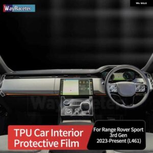 ランドローバー 自己修復アンチスクラッチトップ TPU ビニールセンターギア インテリア ペイント フィルム レンジローバースポーツ 2023 L4