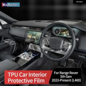 ランドローバー 自己修復トップ TPU ビニールセンターギア インテリア ペイント フィルム レンジローバー L460 2023 2024