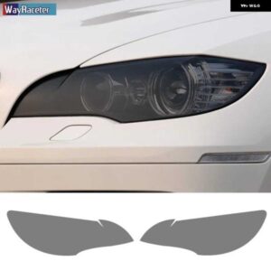 BMW 2個 M パフォーマンス ヘッドライト フィルム クリアスモークブラック TPU ステッカー X6 2008-2014 E71 M