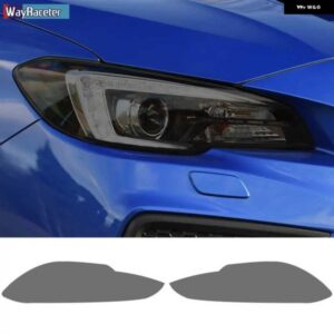 スバル 2個 ヘッドライト フィルム フロントライト クリアスモークブラック TPU ステッカー WRX VA 2015-2021 STI