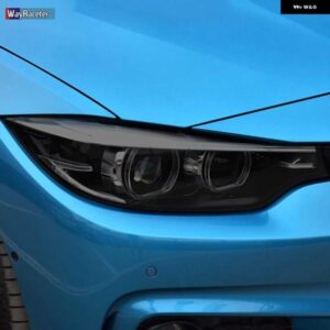 BMW 2個 ヘッドライト フィルム ヘッドランプ 修復クリア黒 TPU ステッカー 4シリーズ F32 F33 F36