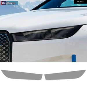 BMW 2個 ヘッドライト フィルム クリアスモークブラック TPU ステッカー IX 2022 2023 I20 M60