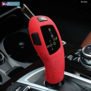 BMW ウルトラスエードスエードラッピングギアシフトノブ ABS トリムカバー 装飾 F20 F22 F30 F34 F32 F36 F10 F07 F06 F25 F26 F15 F16