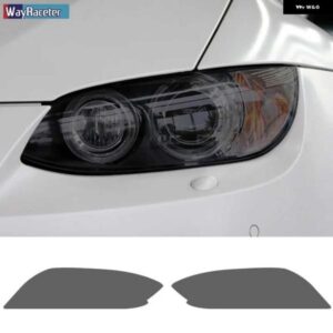 BMW 2個 M パフォーマンス ヘッドライト フィルム フロントライト クリアスモークブラック TPU ステッカー M3 E90 E92 E93 F80